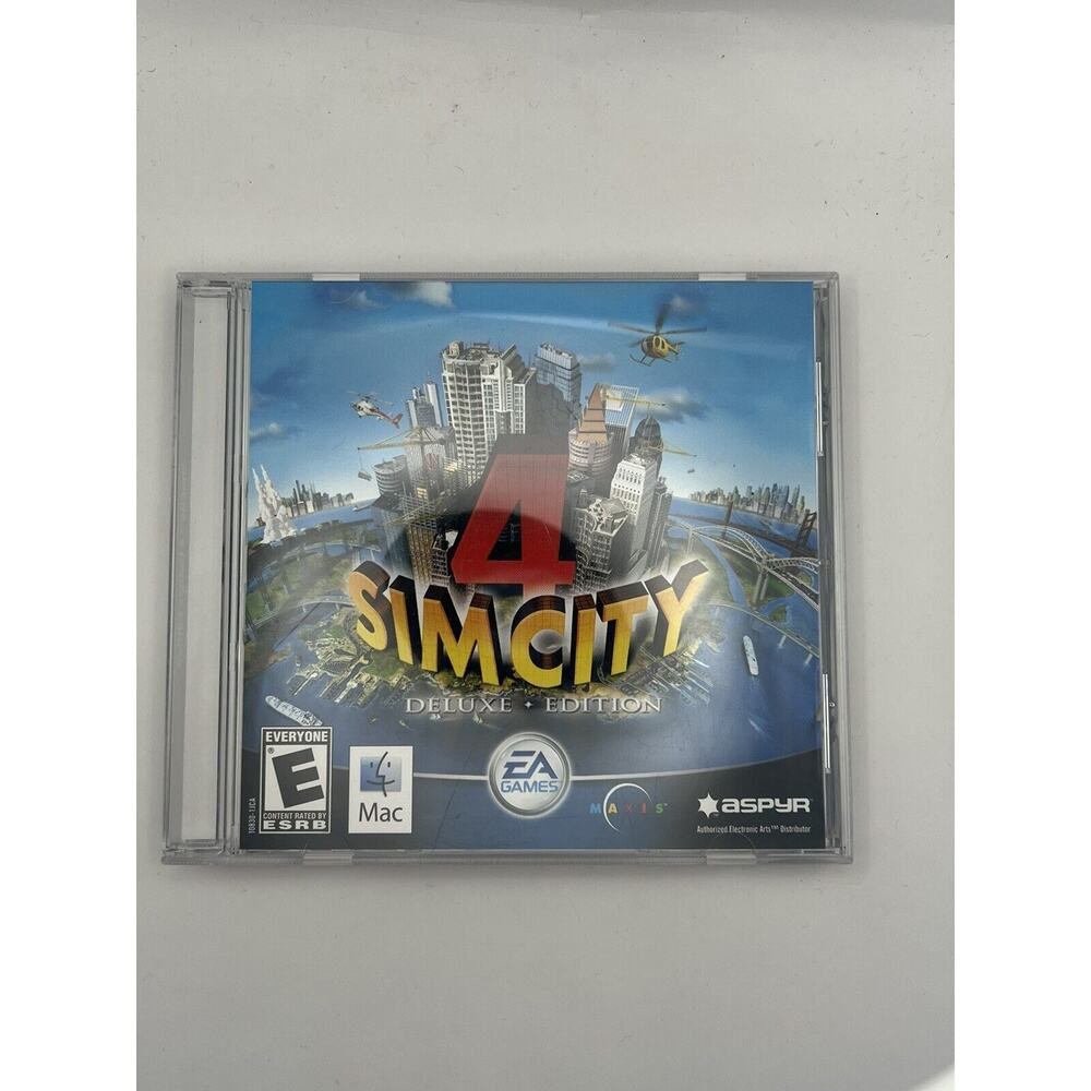SimCity 4: Deluxe Edition (PC, 2003) Complete CIB 1 Disc